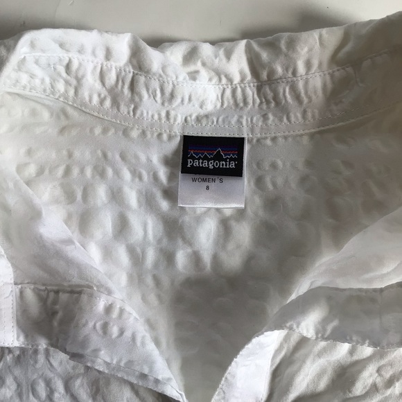 SOLD PATAGONIA white 100% cotton blouse - Picture 4 of 5